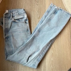 Agolde Light Wash Denim Jeans